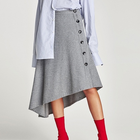 Zara Dresses & Skirts - Zara Wool Midi Skirt NWT